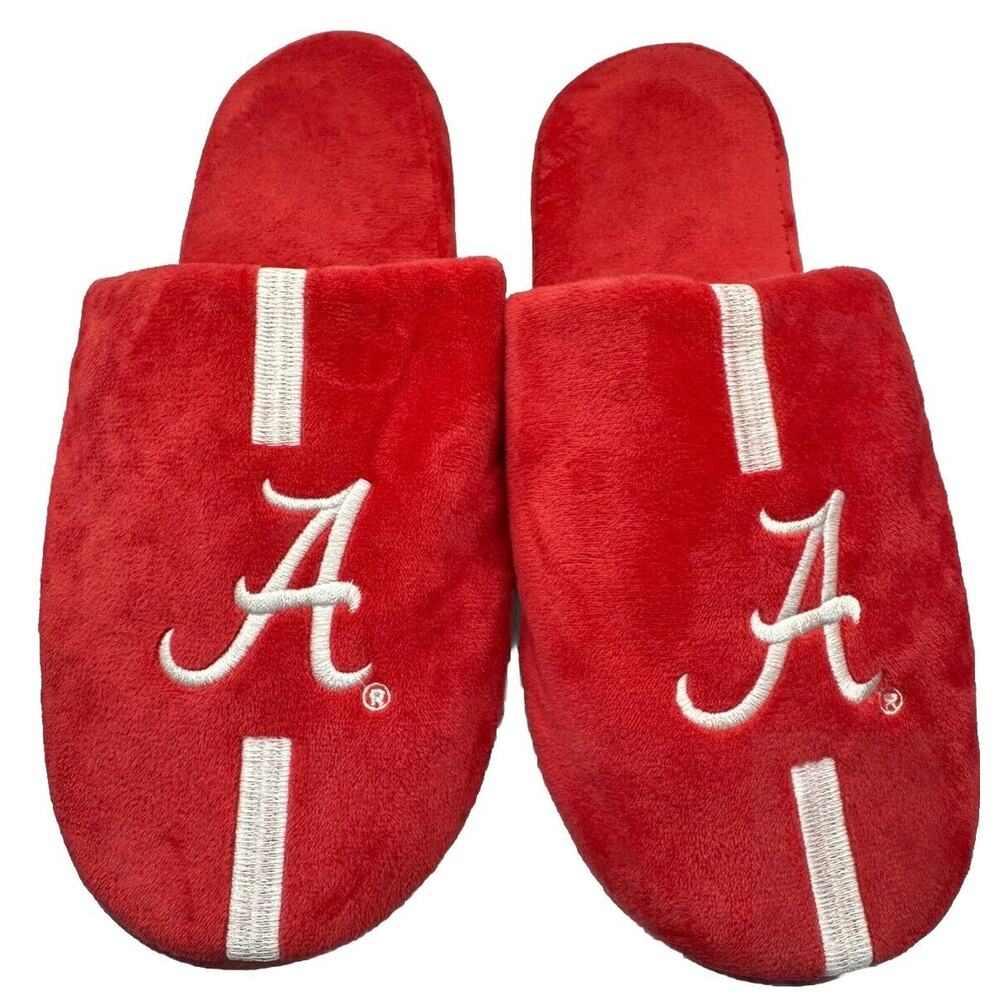 Alabama FOCO Slippers Mens Size 9 10‎ Red Crimson Tide